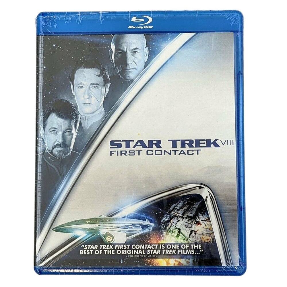 Star Trek VIII First Contact Blu-Ray New Sealed Paramount Next Generation Borg